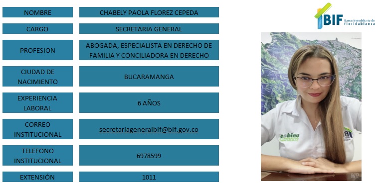 Perfil Chabely Paola Florez Cepeda